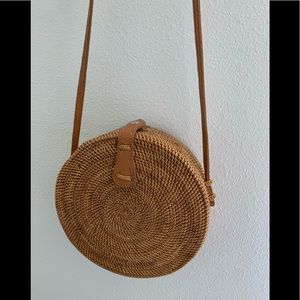 Gili Handwoven Round Crossbody
